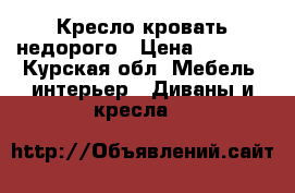 Кресло кровать недорого › Цена ­ 1 000 - Курская обл. Мебель, интерьер » Диваны и кресла   